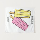 Tenture Illustration de Ice pop (Devant (Horizontal))