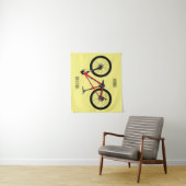 Tenture Illustration de la bande dessinée de vélo (En situation)