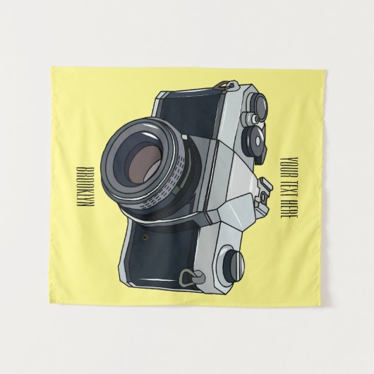 Tenture Illustration de la caméra (Devant (Horizontal))