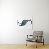 Tenture Illustration de la caricature de la vautour (En situation (horizontale))