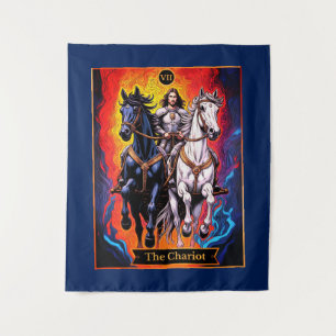 Tenture Illustration De La Carte Tarot, Le Chariot
