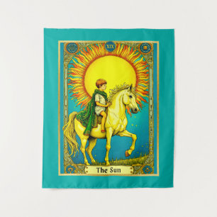 Tenture Illustration de la carte Tarot, Le Soleil