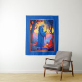 Tenture Illustration de la carte Tarot, L'ermite (En situation)