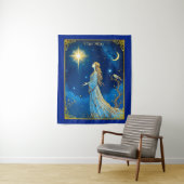 Tenture Illustration de la carte Tarot, l'étoile (En situation)