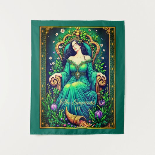 Tenture Illustration De La Carte Tarot, L'Impératrice (Devant)