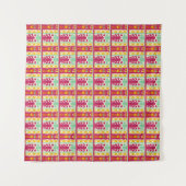 Tenture Illustration de la conception de textiles traditio (Devant (Horizontal))