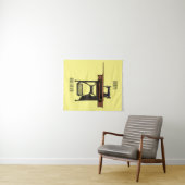 Tenture Illustration de la machine à coudre (En situation (horizontale))