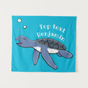 Tenture Illustration de la petite tortue de mer
