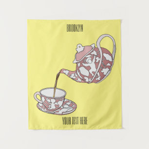 Tenture Illustration de la série Teacup