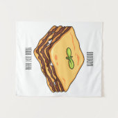 Tenture Illustration de Lasagna (Devant (Horizontal))