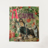 Tenture Illustration de l'esprit de Noël présent Scrooge (Devant)