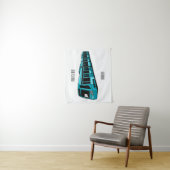 Tenture Illustration de locomotive électrique (En situation)