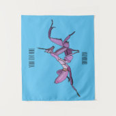 Tenture Illustration de l'orchidée mante (Devant)