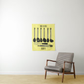 Tenture Illustration de l'ustensile de cuisine (En situation)