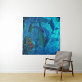 Tenture Illustration de Miles Under the Sea Art (En situation (horizontale))