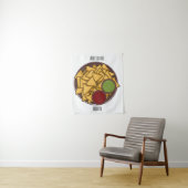 Tenture Illustration de Nachos (En situation)