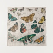 Tenture Illustration de papillon antique : 1820 Orfèvre (Devant)