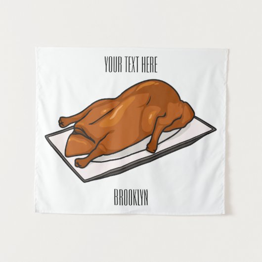 Tenture Illustration de Peking duck (Devant (Horizontal))