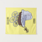 Tenture Illustration de poussette (Devant (Horizontal))