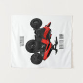Tenture Illustration de Quad bike atv (Devant (Horizontal))