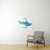 Tenture Illustration de requin marteau (En situation (horizontale))