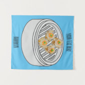 Tenture Illustration de Shumai dim sum (Devant (Horizontal))