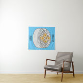 Tenture Illustration de Shumai dim sum (En situation (horizontale))