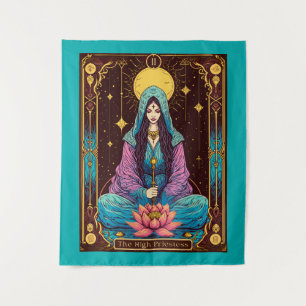 Tenture Illustration de Tarot, la Grande Prêtresse