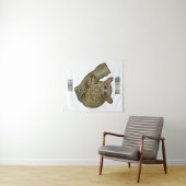 Tenture Illustration de Tarsier (En situation (horizontale))