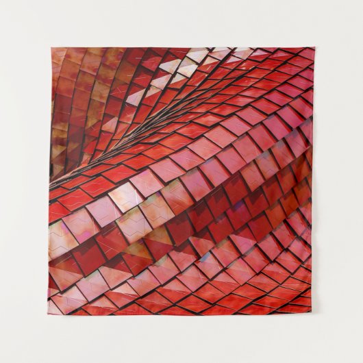 Tenture Illustration de tuiles rouges (Devant)