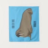 Tenture Illustration de Walrus (Devant)