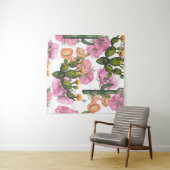 Tenture Illustration dessinée à la main. Dessin aquarelle. (En situation (horizontale))