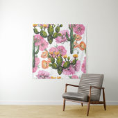 Tenture Illustration dessinée à la main. Dessin aquarelle. (En situation)