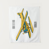 Tenture Illustration d'hydravion (Devant)