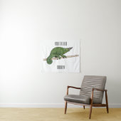 Tenture Illustration du caméléon de Jackson (En situation (horizontale))