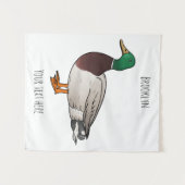 Tenture Illustration du canard de Majard (Devant (Horizontal))