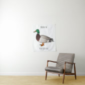 Tenture Illustration du canard de Majard (En situation)