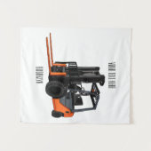 Tenture Illustration du chariot élévateur (Devant (Horizontal))