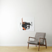 Tenture Illustration du chariot élévateur (En situation (horizontale))