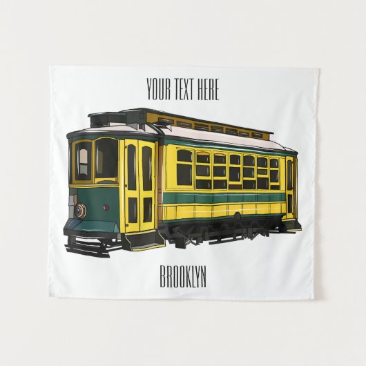 Tenture Illustration du chariot Mata (Devant (Horizontal))