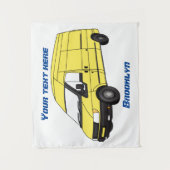 Tenture Illustration du fourgonnette de livraison (Devant)