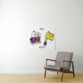 Tenture Illustration du mixer (En situation (horizontale))