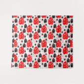 Tenture Illustration du Motif de forme Abstrait de feuille (Devant (Horizontal))