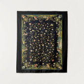 Tenture Illustration du tapis de table floral antique (Devant)