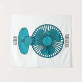 Tenture Illustration du ventilateur (Devant (Horizontal))