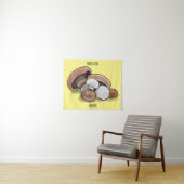 Tenture Illustration d'un champignon (En situation (horizontale))