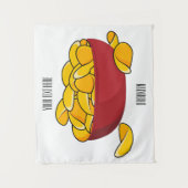 Tenture Illustration d'une puce de pomme de terre (Devant)