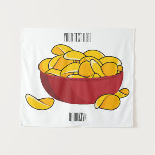 Tenture Illustration d'une puce de pomme de terre