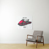 Tenture Illustration Jet ski (En situation (horizontale))