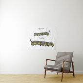 Tenture Illustration Monarch caterpillar (En situation (horizontale))